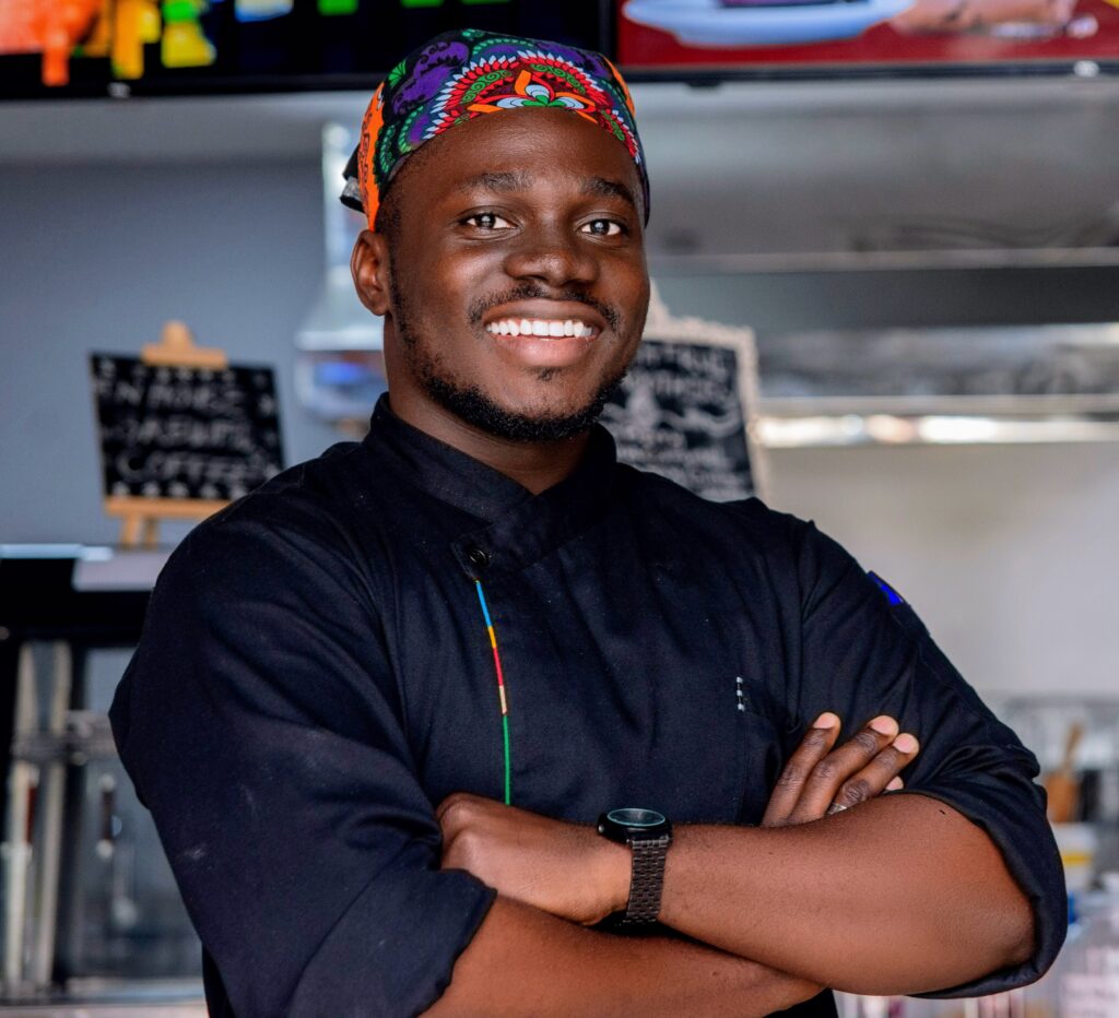 Ghanian chef Joseph Odoom